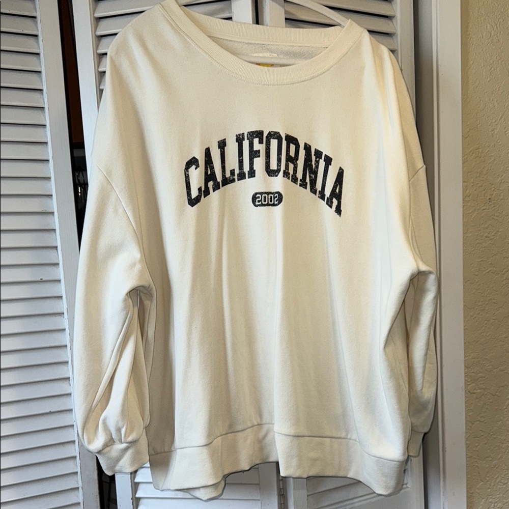 California 2002 Cream Sweatshirt